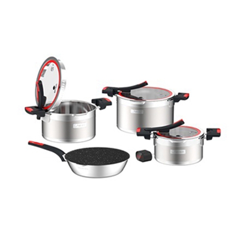 Bộ nồi inox liền khối Elmich Milano EL-8093 (16,18,22 ,chảo 26cm)
