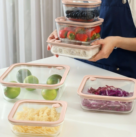 Hộp đựng thực phẩm TT chịu nhiệt Borosilicate Kaiyo