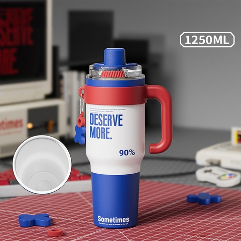 Cốc giữ nhiệt thể thao inox 316 phủ gốm 1250ml