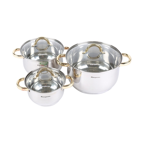 Bộ nồi inox 5 đáy liên doanh KG864