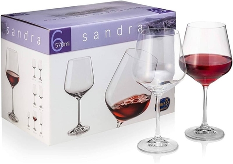 Bộ ly vang Sandra 570ml