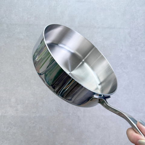 Chảo inox 316 liền khối 5-ply Premium Kaiyo - thành cao