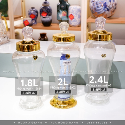Bình rượu không van số 64 - 1.8L