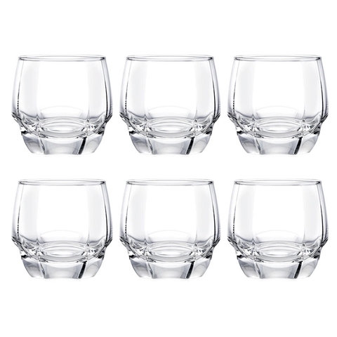 Bộ cốc đáy vuông lùn 340ml 7112