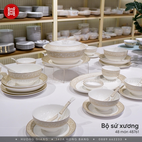 Bộ đồ ăn Sứ Xương 48 món 48761