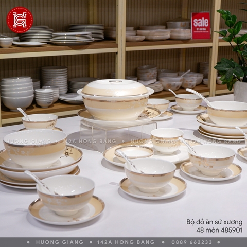 Bộ đồ ăn sứ xương 48 món 485901