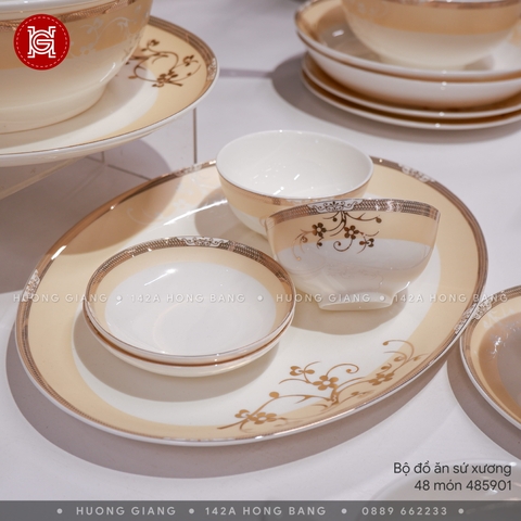 Bộ đồ ăn sứ xương 48 món 485901