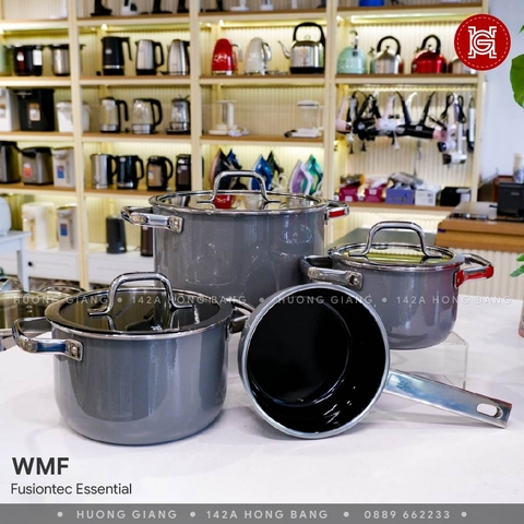 Bộ nồi WMF FUSIONTEC Essential  (3 nồi + 1 quánh) BN42