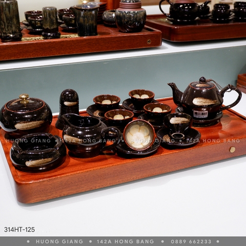 Bộ ấm chén đĩa bay xước PK