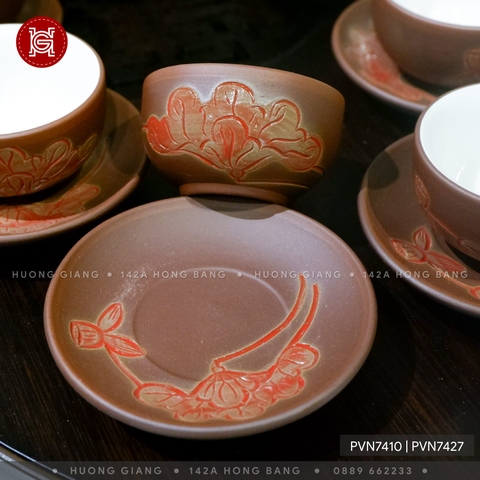 Bộ đào khắc sen full