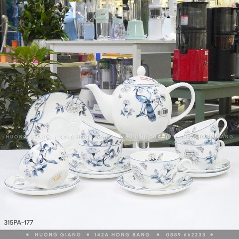 Bộ tách trà Sứ Xương 14 món 130-800ml 1455915