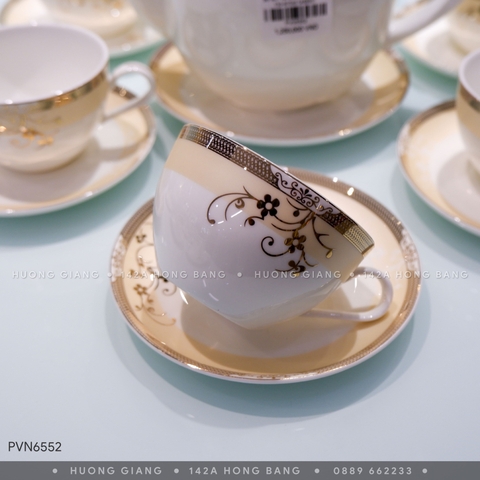 Bộ tách trà Sứ Xương 14 món 130-800ml 1455901