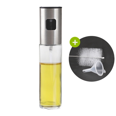 Bình xịt dầu ăn kèm phễu và cọ rửa Lock&Lock 100ML CKO109