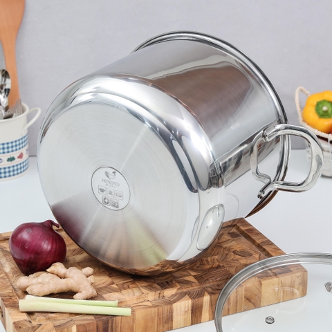 Nồi luộc gà inox 304 Kaiyo 12L - 28cm