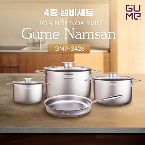 Bộ nồi nguyên khối Gume GMP-3426