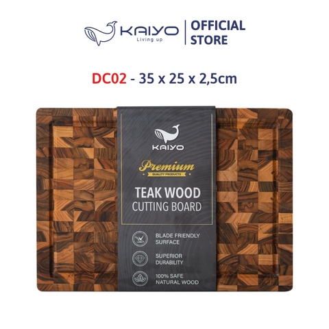 Thớt thái chữ nhật Kaiyo 25*35*2.5