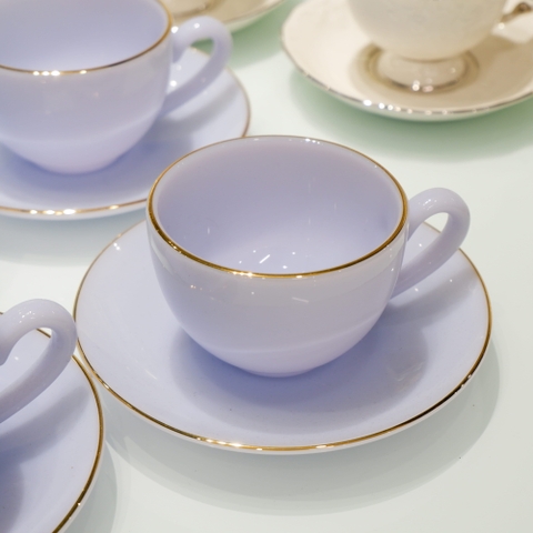Bộ trà 12 chi tiết Opal màu tím - 606CL