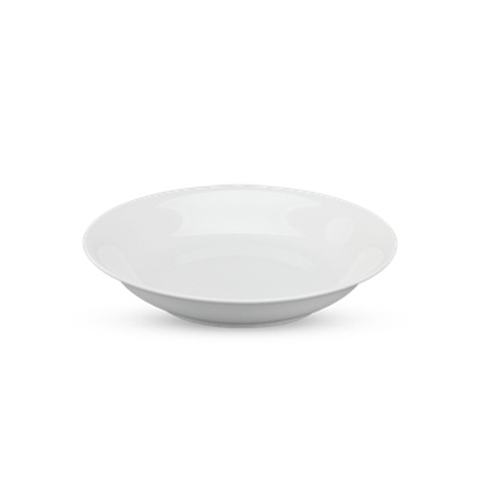 Đĩa sâu lòng Daisy trắng 18cm