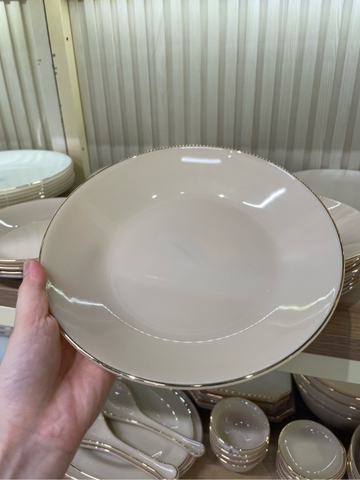 Đĩa sâu Opal 22cm nâu cà phê 317CL