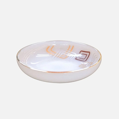 Đĩa chấm Opal Kẻ vuông 9cm - 720AS