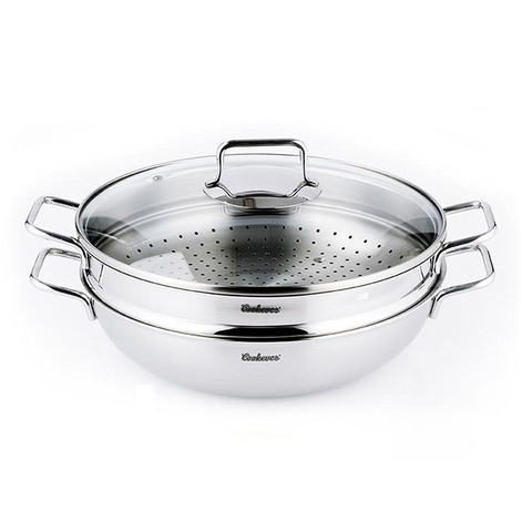 Chảo Cookever 32 có hấp