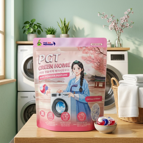 Viên giặt PGT green home