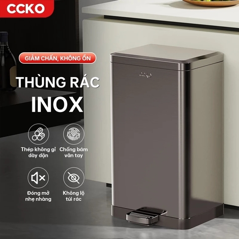 Thùng rác đạp chân inox CCKO 12L CK8860