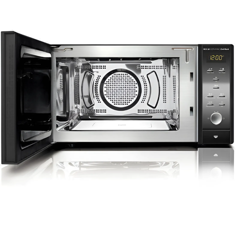 Lò vi sóng Caso MCG30 Ceramic chef black 30L - Có nướng