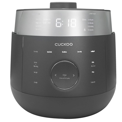 Nồi cơm điện tử áp suất cao tần Cuckoo CRP-LHBR0600F (phiên bản TV)