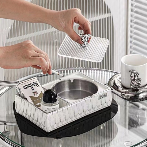 Gạt tàn kim cương có ngăn đựng