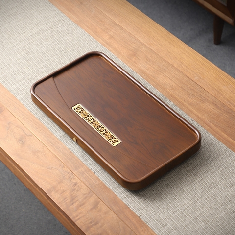 Khay trà gỗ huanghuali 50x28cm CHAPAN-82