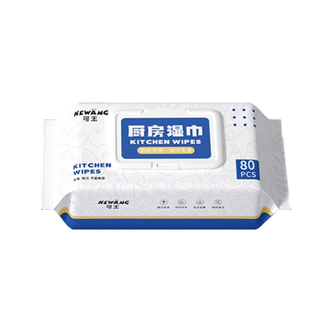 Khăn lau nhà bếp 20*20cm 80 tờ KWCF822-80