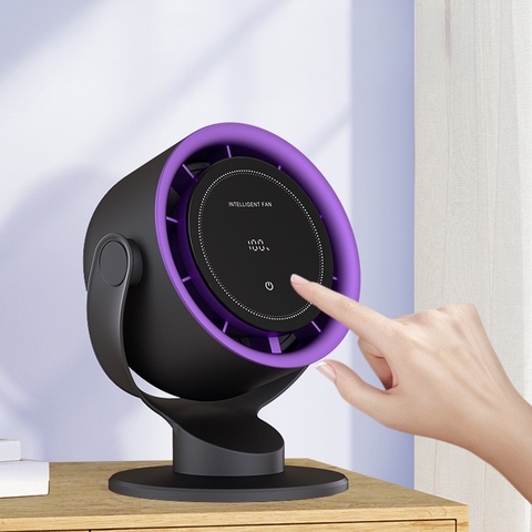 Quạt tích điện treo tường, để bàn K804