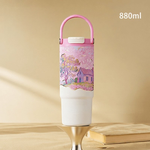 Bình giữ nhiệt Bigcar 880ml Titanium