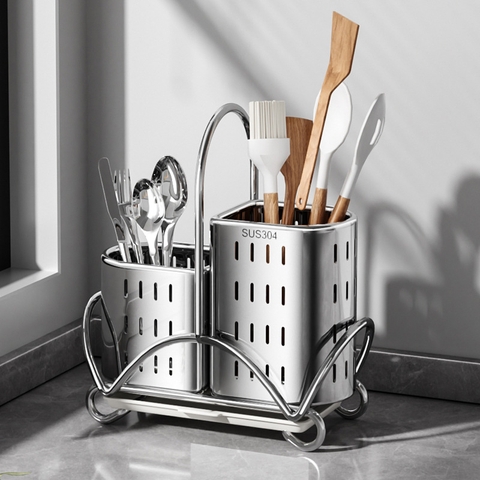 Ống đựng đũa inox KT-0028C-SR
