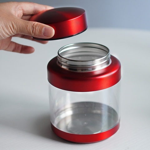 Lọ chè thuỷ tinh bé