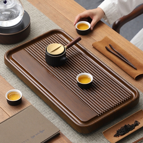 Khay trà gỗ huanghuali 50x28cm CHAPAN-55