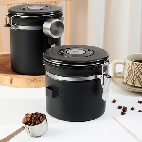 Hũ đựng TP thép không gỉ 304 đen