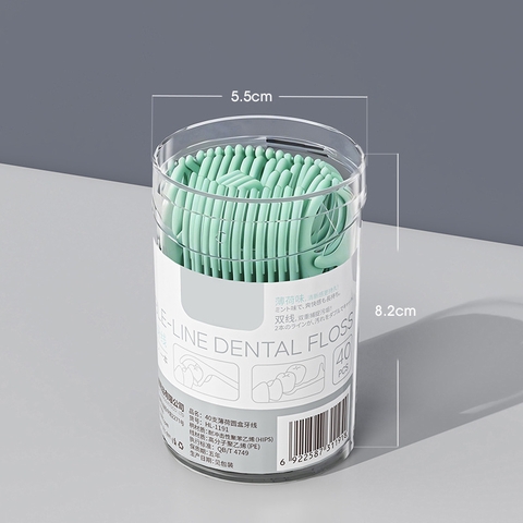 Hộp tăm chỉ nha khoa 40c HL1190