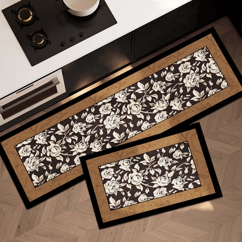 Bộ thảm nhà bếp cổ điển