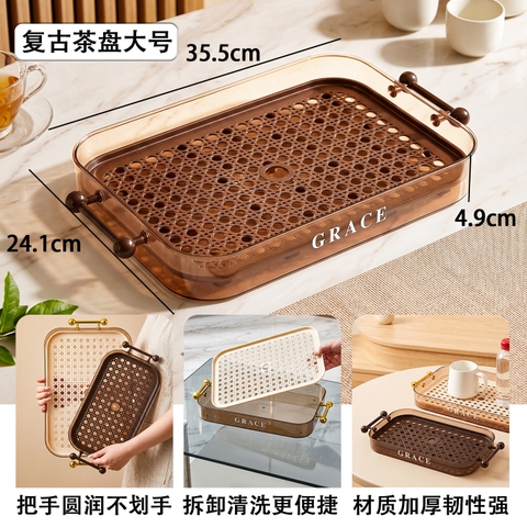 Khay nhựa 2 lớp 35x24cm A20267104