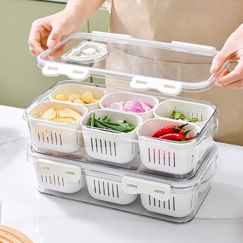 Hộp đựng thực phẩm 6 ngăn 25