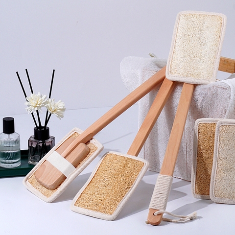 Bàn chải tắm xơ mướp GM-SY006C