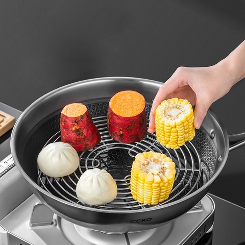 Vỉ hấp inox 3 chân 22cm CCKO 9596