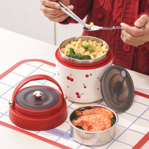 Cặp lồng giữ nhiệt Cherry inox 304