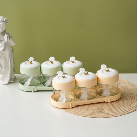 Bộ gia vị 3c kèm thìa 2084