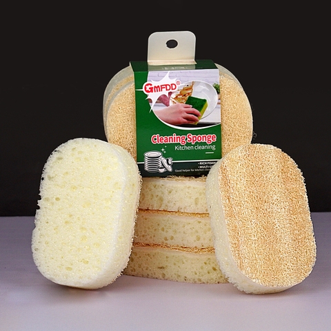 Miếng bọt biển rửa chén xơ mướp GM-SZ007