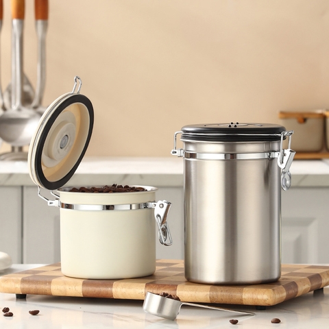 Hũ đựng TP thép không gỉ 304 màu inox