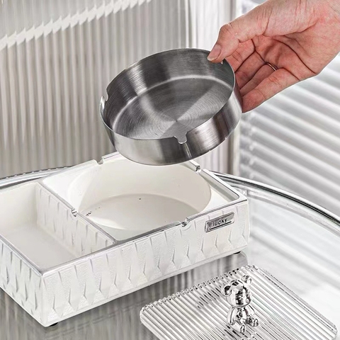 Gạt tàn kim cương có ngăn đựng