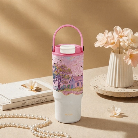 Bình giữ nhiệt Bigcar 880ml Titanium